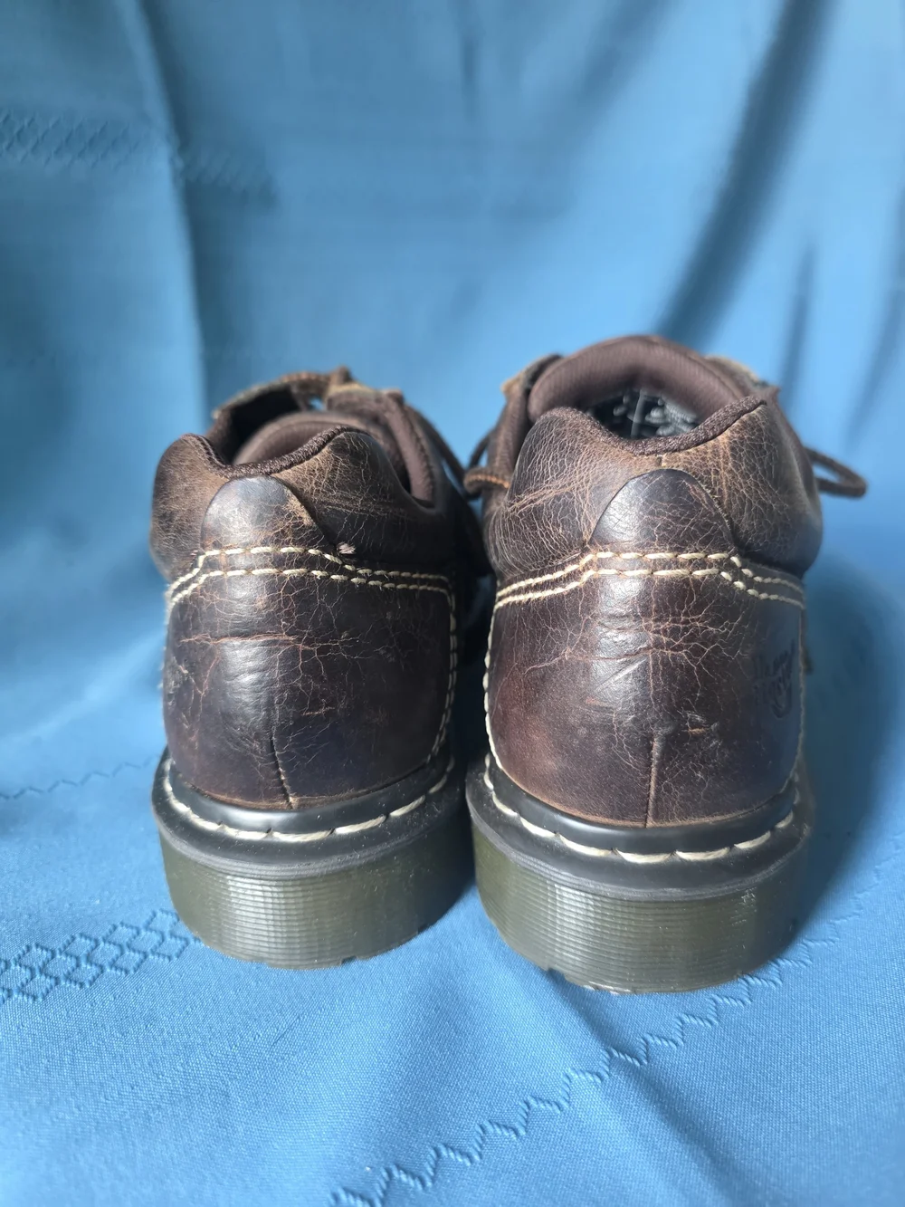 Dr. Martens Vintage Keith Chunky Leather Shoes Brown Casual Oxfords Men 10 Wm 11